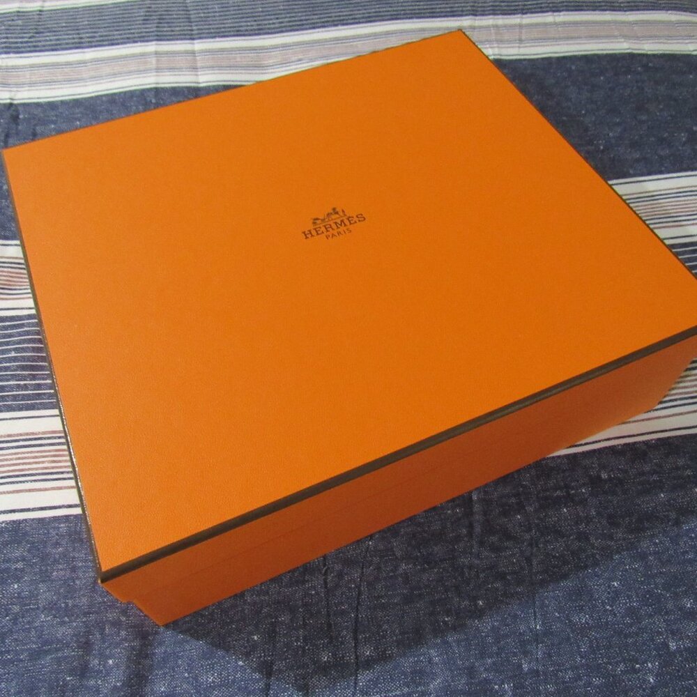 Authentic HERMES Empty Box 10” x 9” x 3.5”
